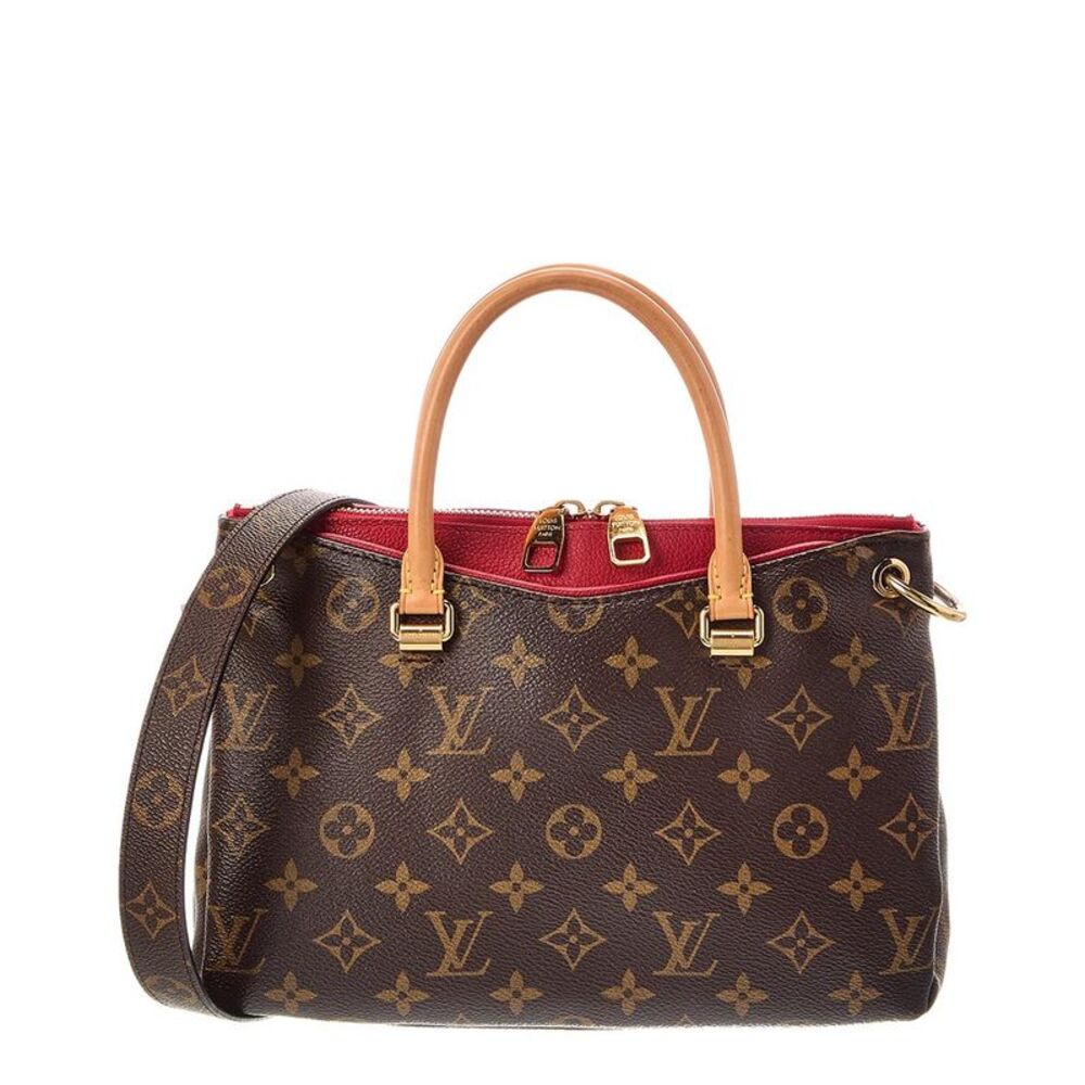 Louis Vuitton Brown Coated Canvas Pallas Bb (Authentic Pre-Loved)